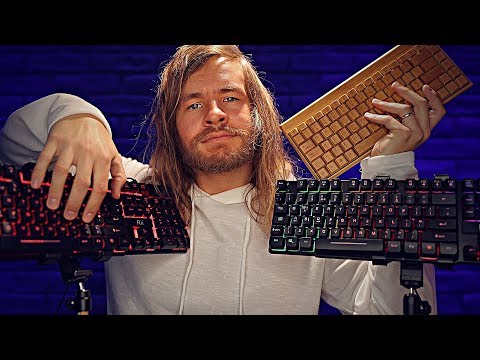 [ASMR] Typing on 5 different Keyboards & Relaxing Whispery Voice