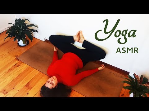 Learning Legs Up the Wall with ASMR Yoga Instructor (Role Play)