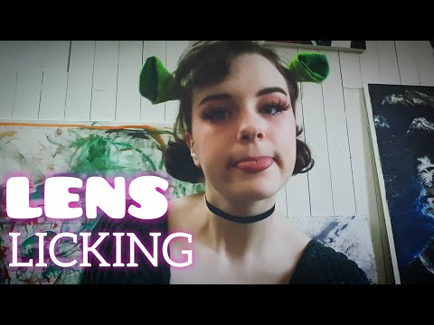 [ ASMR ] Princess Fiona Lens Licking 💚👅