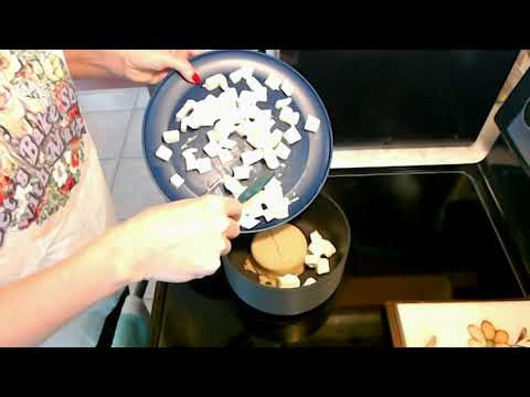 ASMR | Scraping Butter Cubes Into A Pot (No Talking)