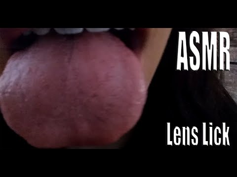 {ASMR} Lens licking