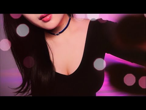 ASMR  Camera Lens Tapping/trigger words /mouth sounds/