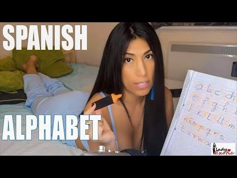 [ASMR]  Spanish Alphabet | Teaching you Spanish | Alfabeto Español