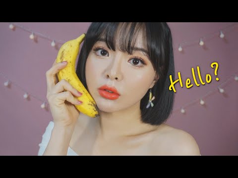 [한국어 ASMR] 🍌바나나 이팅사운드ㅣ입소리 천국 Banana Eating Sounds