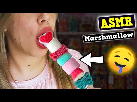 🍡 Asmr MARSHMALLOW LICKING and EAR EATING | MOUTH SOUNDS 🤤