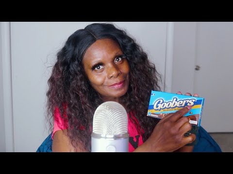 GOOBERS CHOCOLATE COVERED PEANUTS ASMR EATING SOUNDS
