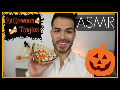 ASMR - Eating Halloween Candy (Soft Spoken, Male Whisper, Eating & Mouth Sounds)