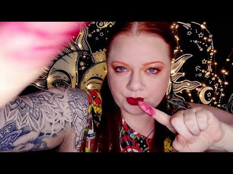 ASMR: Spit painting you using the 💄 from my lips and my spit *real spit warning* (No talking)