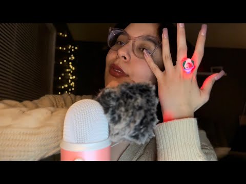 ASMR | new microphone rambling ~ fast & aggressive ‼️😊💨 + ice globes and Halloween 🎃 rings