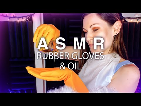 ASMR dishwashing gloves with oil for BEST tingles and visuals