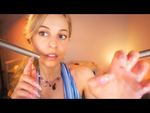 ASMR💫3H DREAMY SLOW INAUDIBLE CLOSE EAR TO EAR 🫶 CLICKY 🫶 LONG NAILS FACE SCRATCHING & MOVEMENTS🌜🌃