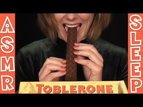 ASMR eating chocolate / toblerone / intense eating mouth sounds