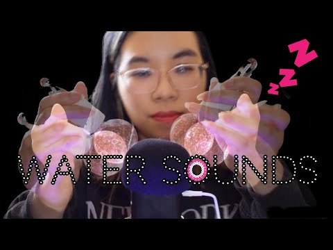 ASMR ECHO WATER GLOBES SOUNDS FOR SLEEP (Hypnotic Visuals) 💧💓 [No Talking]