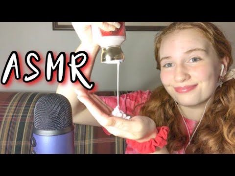 ASMR / lotion sounds and hand sounds 🤍