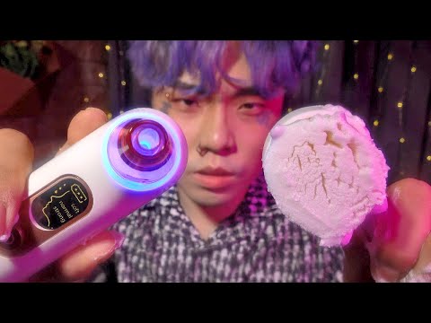 ASMR Deep Cleansing Yo Pores After a Hard Day 🤤🌙