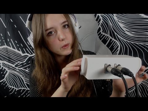 ASMR - Mic and ear tapping (plus some scratches and breathing sounds)