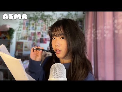 ASMR Your Friend Helps You Cheat on a Test