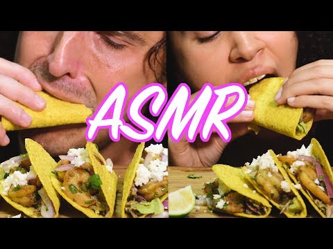 ASMR TACO EATING FOR 1 HOUR * Cute Couples Eating * EXTREME BINAURAL MOUTH SOUNDS *   먹방