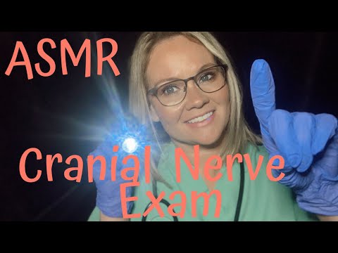 ASMR  Doctor Exam | Cranial Nerve Exam| Latex Glove Sounds | Light Trigger