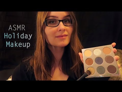ASMR Doing Your Makeup for a Holiday Party