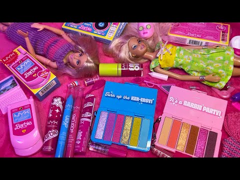 ASMR Barbie Makeup Haul (NYX New Barbie Collection)