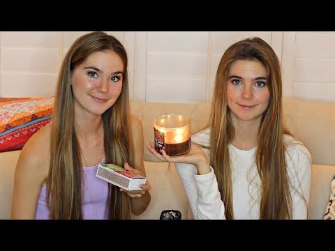 ASMR TWINS Tapping and Scratching on Random Objects (whispered)