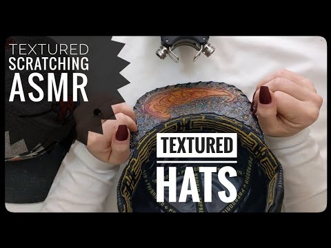 ASMR Textured Scratching on Hats