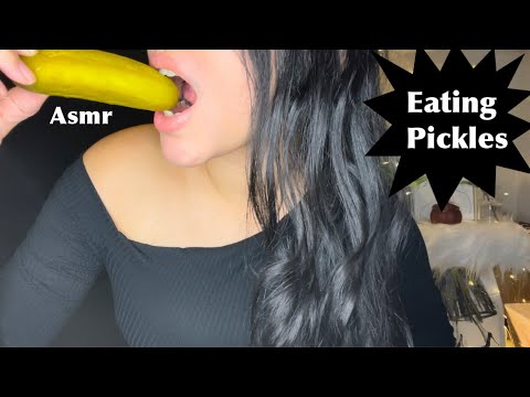 Asmr Eating a Pickle No Talking