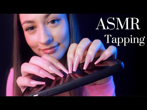 ASMR 100% Tapping for Sleep & Tingles 😴 (Long Nails & No Talking)