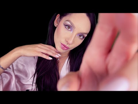 ASMR - Tracing & Touching Your Face | Lid Sounds | Personal Attention