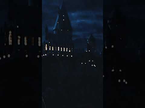 Hogwarts Stormy Night ◈ #shorts Harry Potter inspired Ambience | Rain Sounds