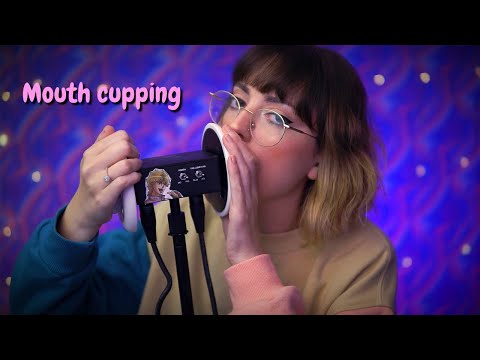 ASMR mouth cupping & breathing with intense delay