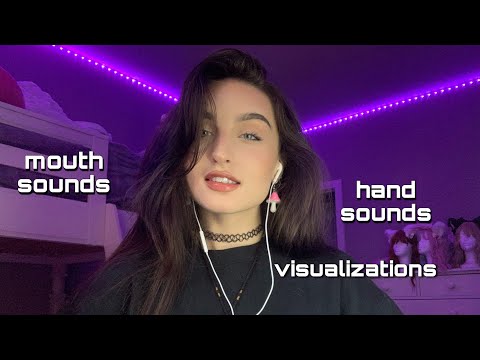 ASMR | Fast & Aggressive Mouth Sounds, Hand Sounds, & Visualizations