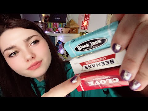 ASMR Trying Vintage Gum!