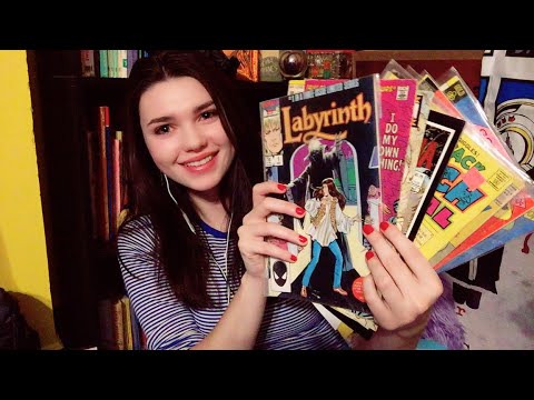 [ASMR] Opening Birthday Mail~Comic Book Gifts~