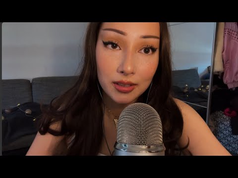 ASMR talking about comments and messages.. with nail tapping