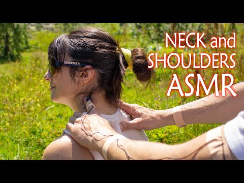 Neck and Shoulders ASMR Massage, Nature Sounds