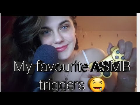 ASMR || My favourite triggers | Tapping, scratching, Crinkling, whispering ||