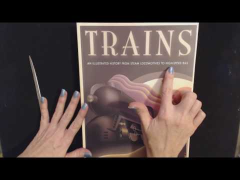 ASMR Super Soft Semi-Inaudible Whisper ~ Reading A Train Book