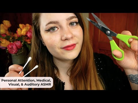 Curated ASMR Relaxation Session (Palpation, Fishbowl Effect, Stethoscope, Massage)  ✨ Soft Spoken RP
