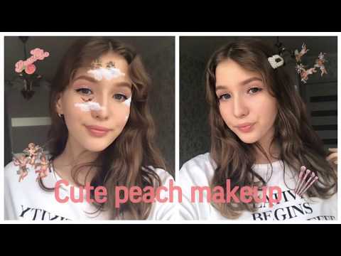 Cute and peach makeup | Uliashka G