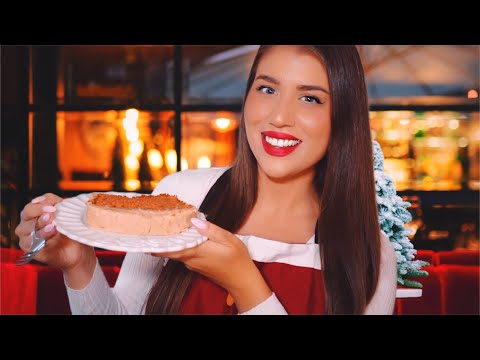 ASMR | Cozy Christmas Café Roleplay 🎄 (Dessert Menu)