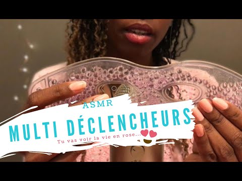ASMR FRANCAIS 💖 Multidéclencheurs _ Whispering, sticky finger, tapping, personal attention...