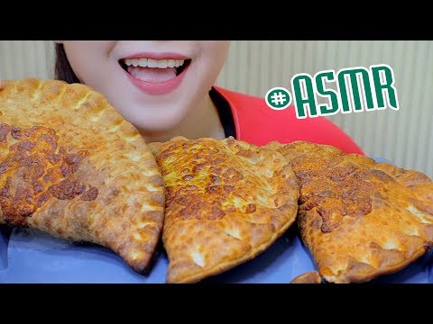 ASMR Mukbang stuffed pizza , gulp gulping eating sounds,bj ,+食べる,咀嚼音,먹방 이팅 | LINH-ASMR