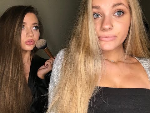 ASMR- trying to give my IDENTICAL TWIN ASMR TINGLES