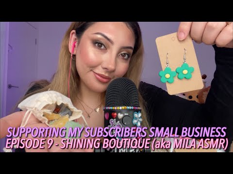 ASMR Supporting My Subscribers Small Business 💖 ~EP. 9 SHINING BOUTIQUE by @Mila-lz8rk~ |Whispered