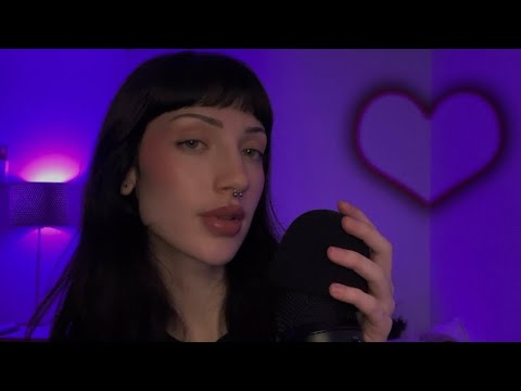 Mic pumping with mouth sounds ♡ inaudible whispering, mic triggers asmr