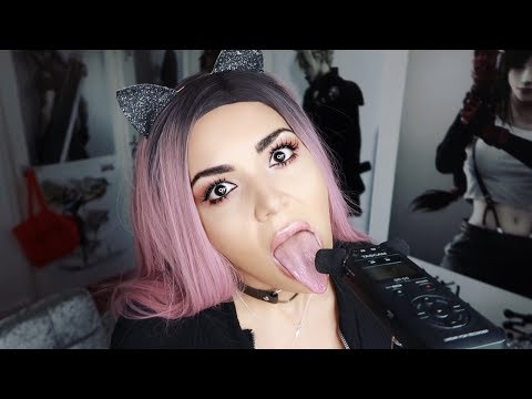 Kitty Licking Your Ears 👅 Extreme High Sensitive Mouth Sounds // ASMR