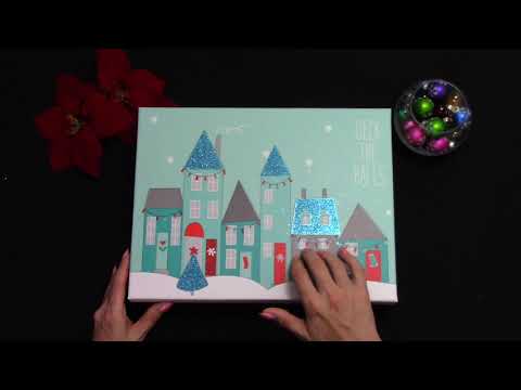 ASMR: Tapping on Christmas themed boxes. (No talking)