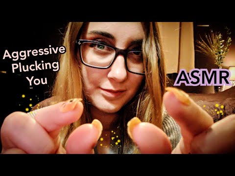 ASMR Aggressively Plucking Mischief Out of YOU (Fast Whisper, Nonsensical, Boom in Your Face)